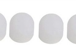 4 Caches Protecteurs pour Moteurs en Silicone Souple pour DJI Mavic (BLANC)