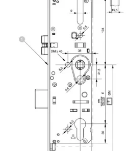 Boitier de réparation MACO G-TS G-TS-PT E92 DM65